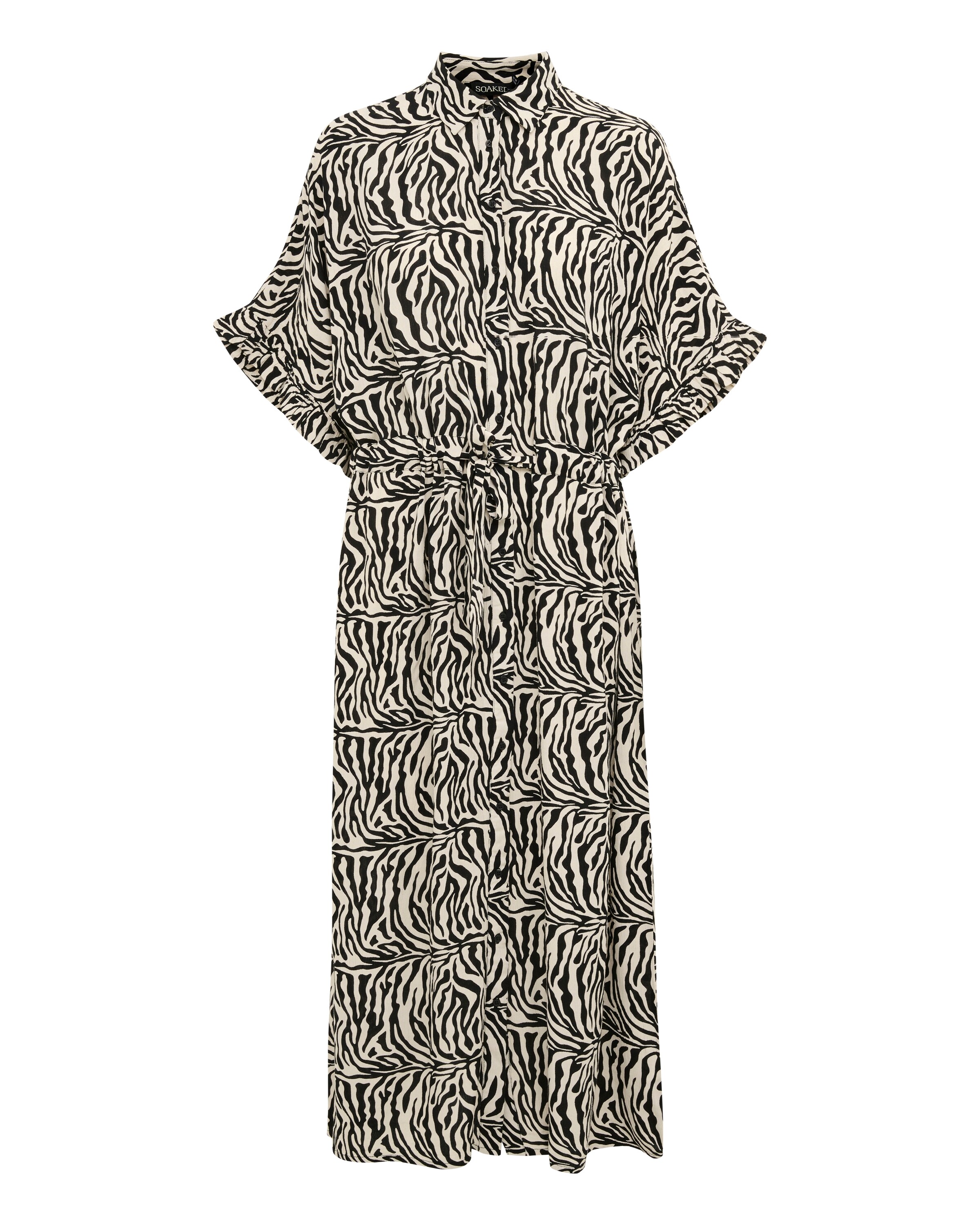 Abito camicia 'Zaya' di SOAKED IN LUXURY in beige: frontale