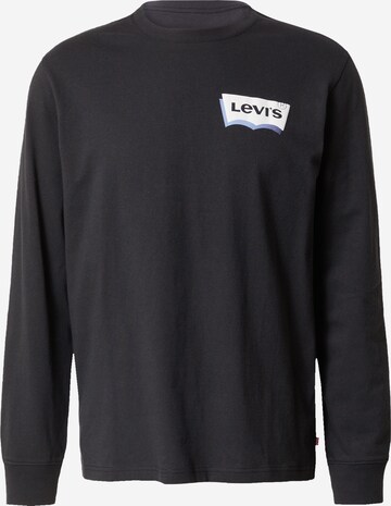 LEVI'S ® - Camisa 'Relaxed Long Sleeve Graphic Tee' em preto: frente