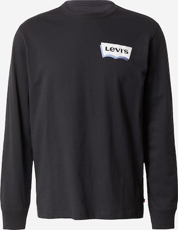 LEVI'S ® Majica 'Relaxed Long Sleeve Graphic Tee' | črna barva: sprednja stran