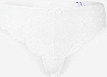 ETAM Thong 'SUCCESS' in White: front