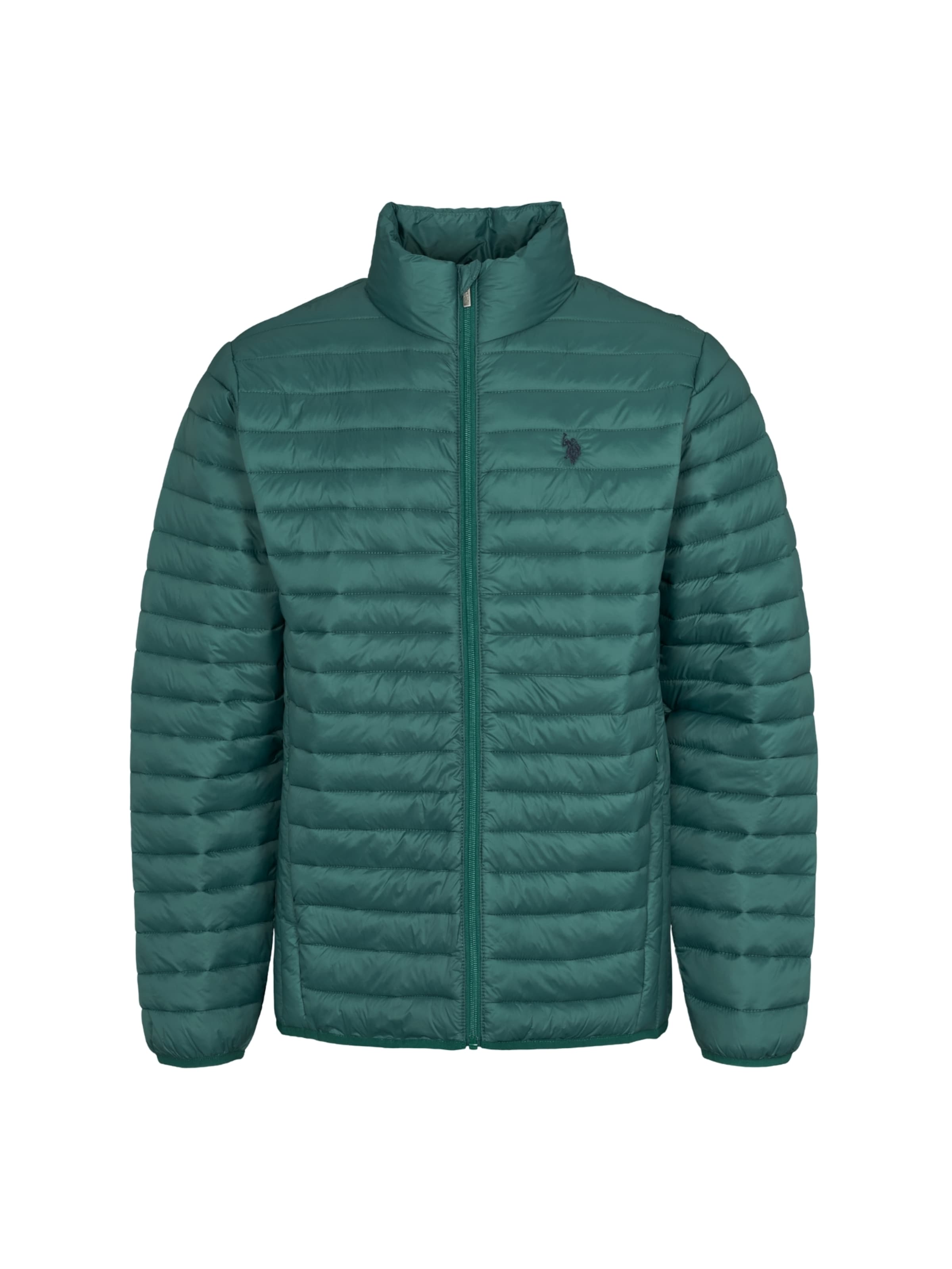 U.S. POLO ASSN. Přechodná bunda 'Mark' – zelená: přední strana