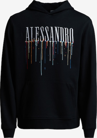 Alessandro Zavetti - Sweatshirt 'Artista' em preto: frente