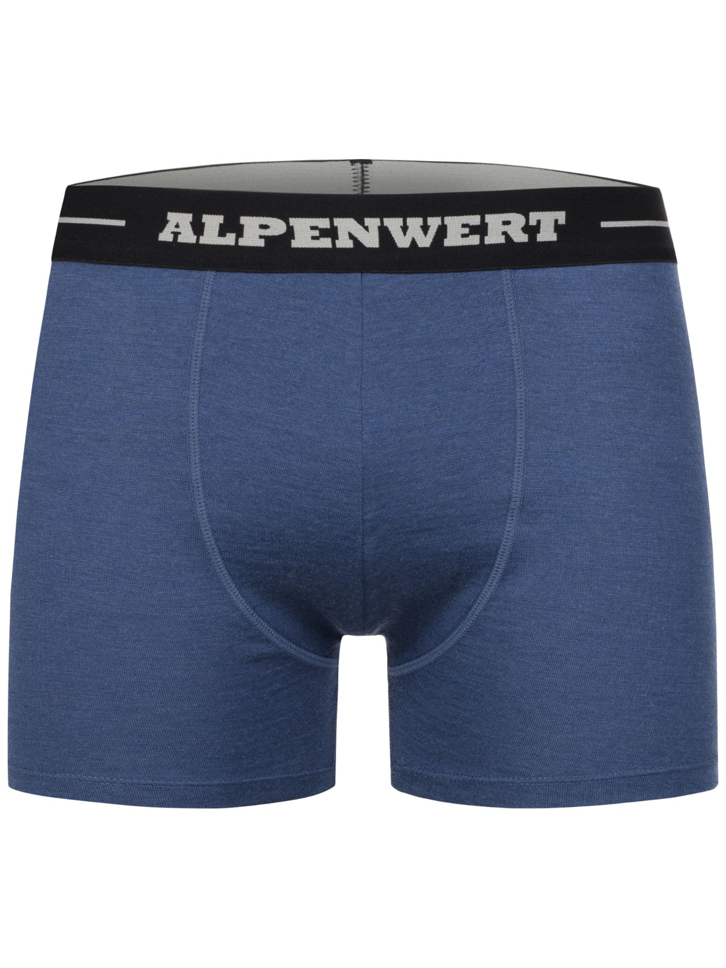 Alpenwert Boxershorts‌‌‌‌‌‌ in Blau: Vorderseite