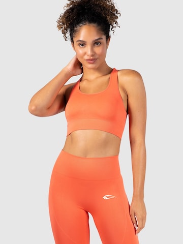Smilodox Bralette Sports Bra 'Amy' in Orange: front
