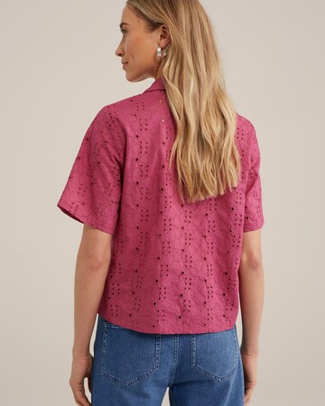 Camicia da donna di WE Fashion in rosa