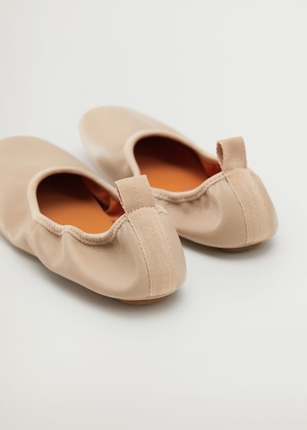 MANGO Ballerina värissä beige