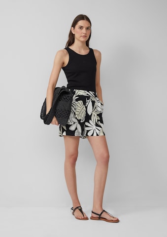 s.Oliver Wide Leg Shorts in Schwarz