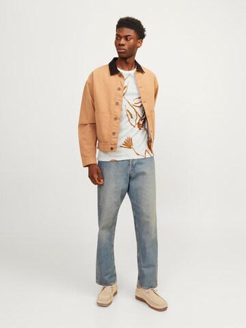 JACK & JONES Bluser & t-shirts 'JJPalma' i hvid