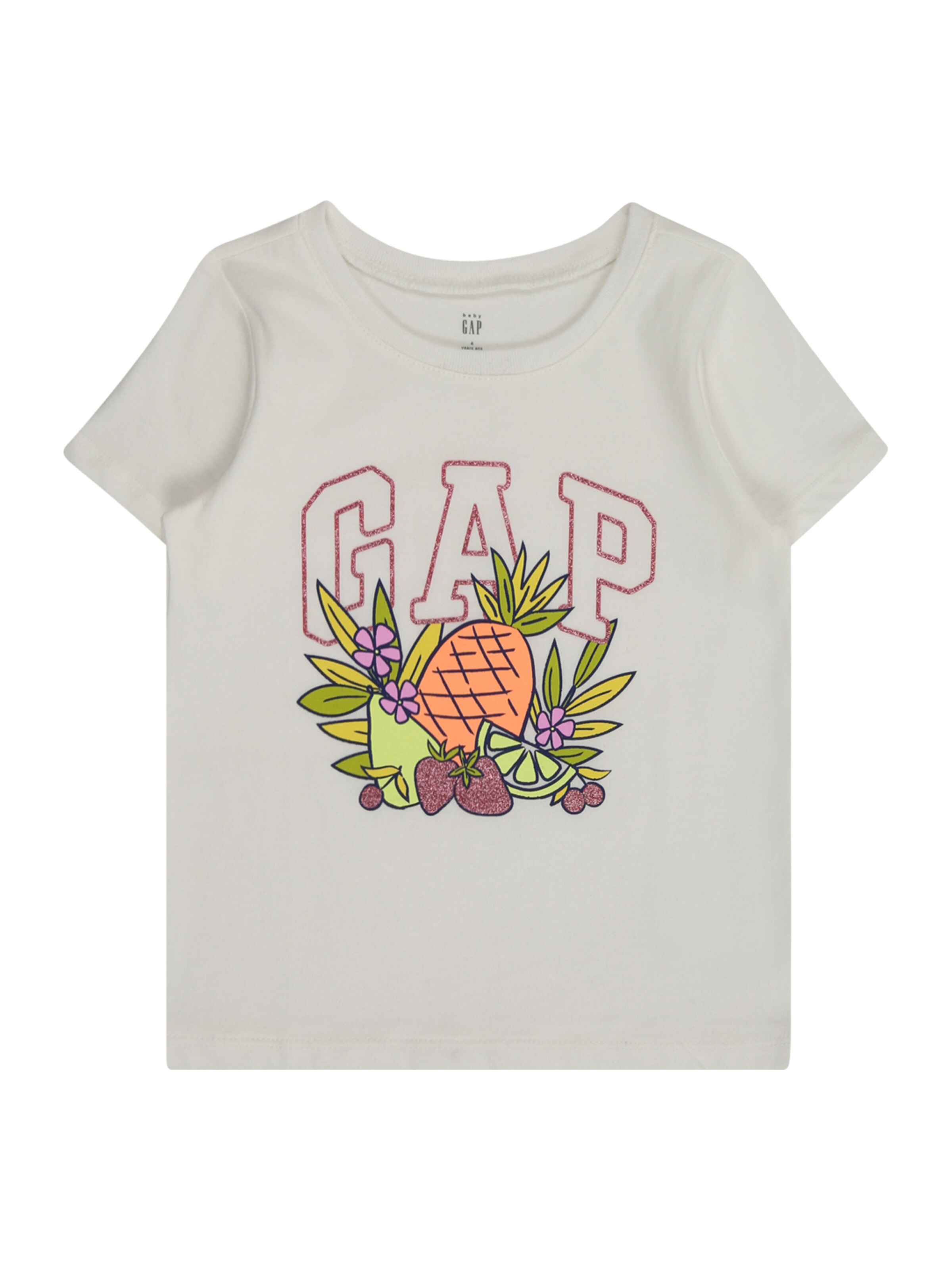 balts GAP T-Krekls: no priekšpuses