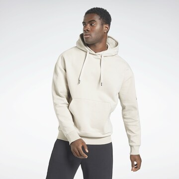 Reebok - Sweatshirt de desporto 'DreamBlend' em branco: frente