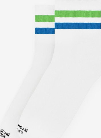 Chaussettes 'Convenience Mart' American Socks en blanc : devant