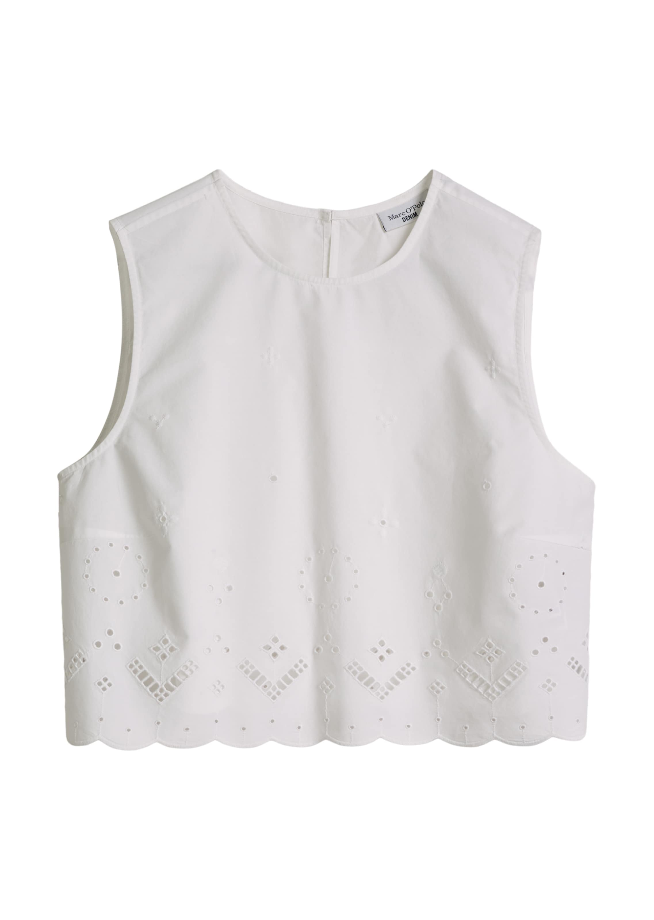 Marc O'Polo DENIM Top in Wit: voorkant