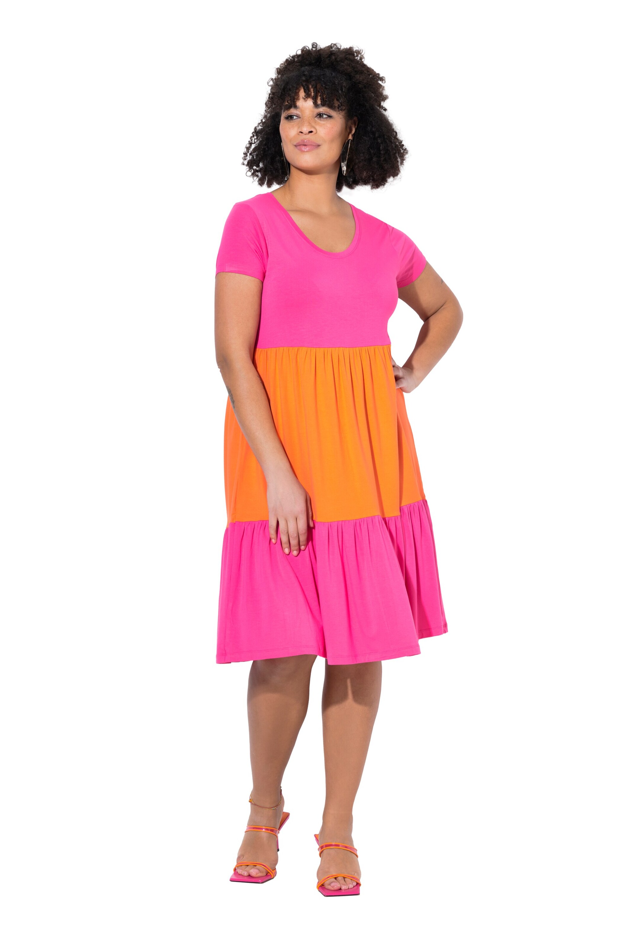 MIAMODA Dress in Pink