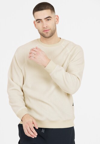 Virtus Sportsweatshirt 'Cade' in Beige: voorkant