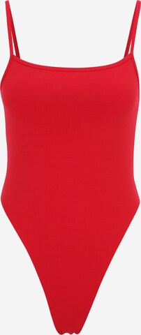 Only Petite Bodysuit 'RED' in Red: front