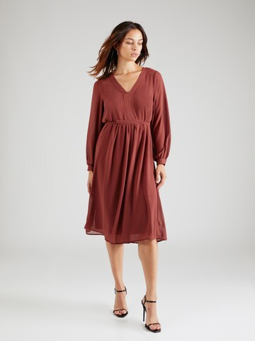 Robe 'Nola' ABOUT YOU en marron : devant