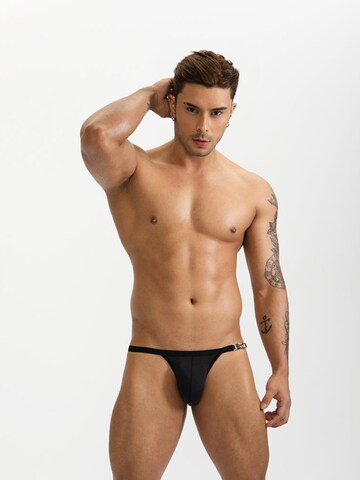 SEOBEAN Slip 'Chain' in Schwarz: Vorderseite