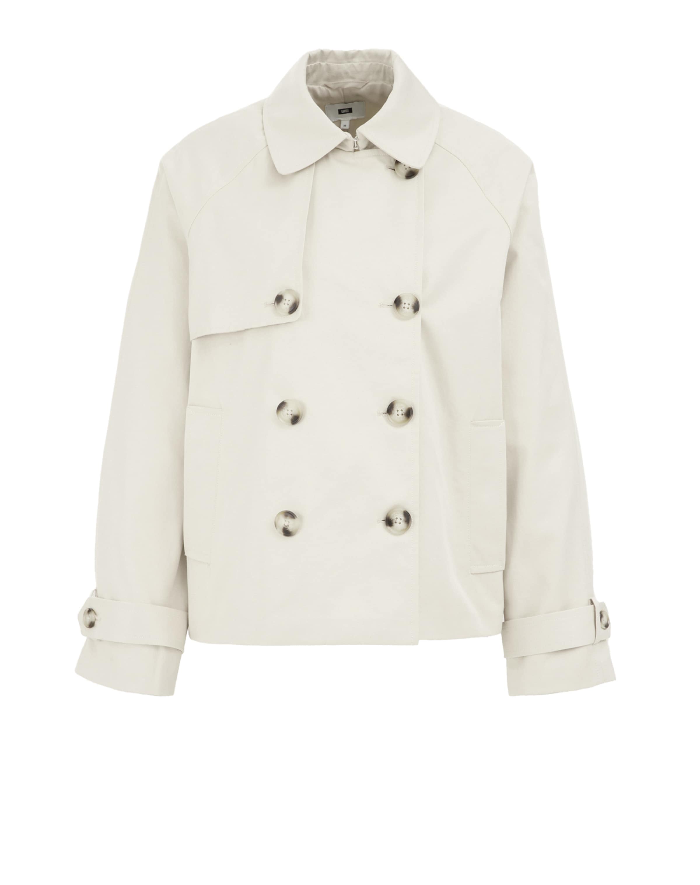 WE FashionPrijelazni kaput - bež boja: prednji dio