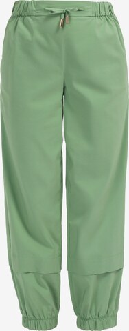 HELMIDGE Loose fit Pants in Green: front