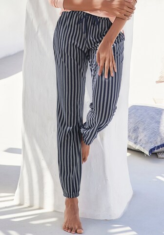 Pantalon de pyjama VIVANCE en bleu : devant