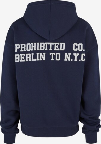 Felpa 'New York' di Prohibited in blu