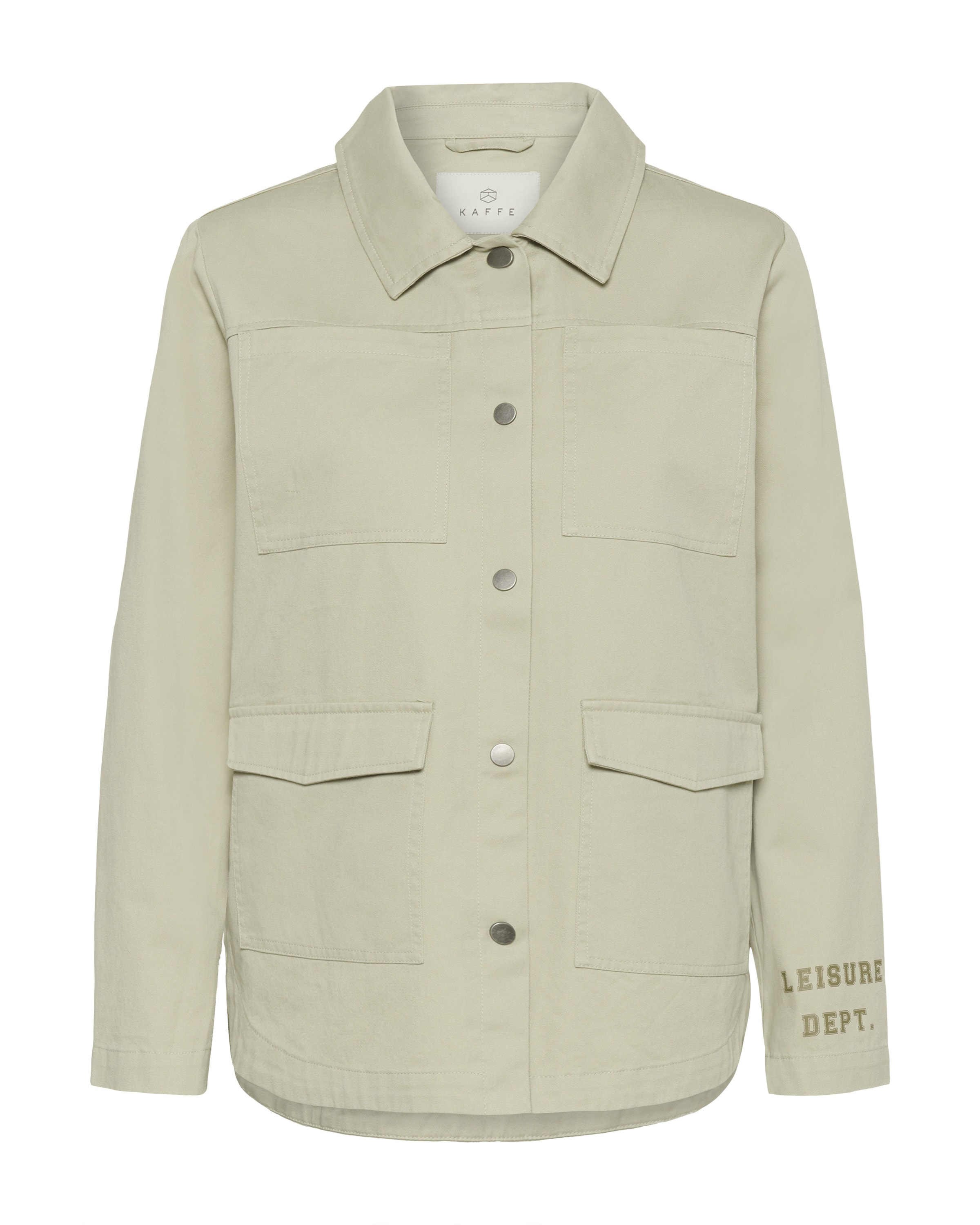 Kaffe Tussenjas 'KACica' in Beige: voorkant