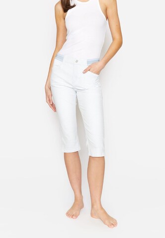 Coupe slim Jean Angels en blanc : devant