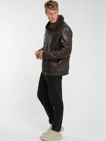 Veste mi-saison JCC en marron