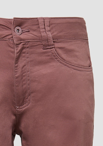 QS Slimfit Broek 'Catie' in Roze