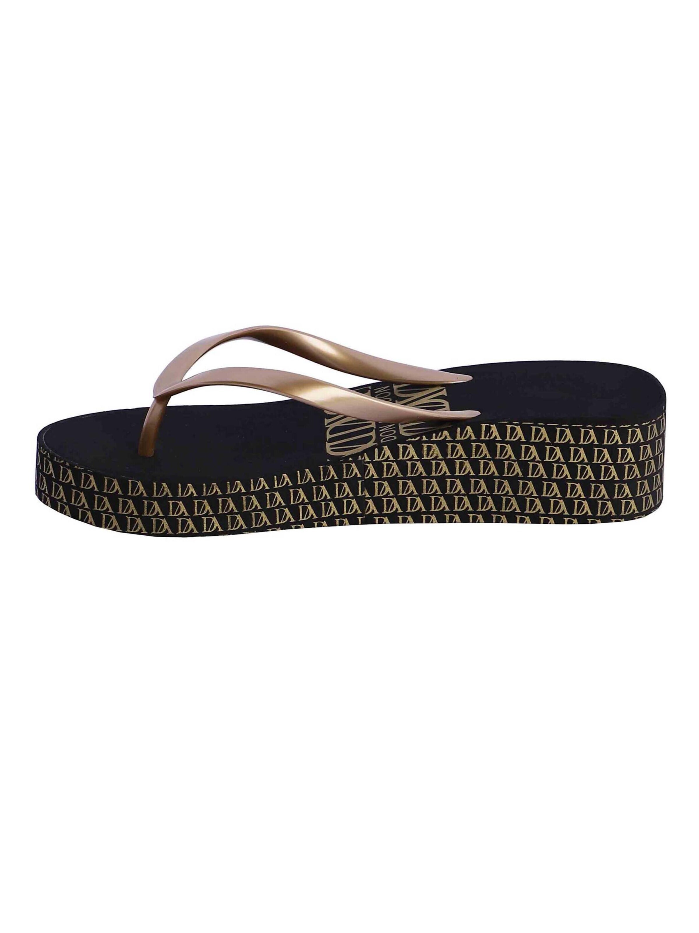 Don Algodon - Sandalias de dedo 'Amelie' en oro
