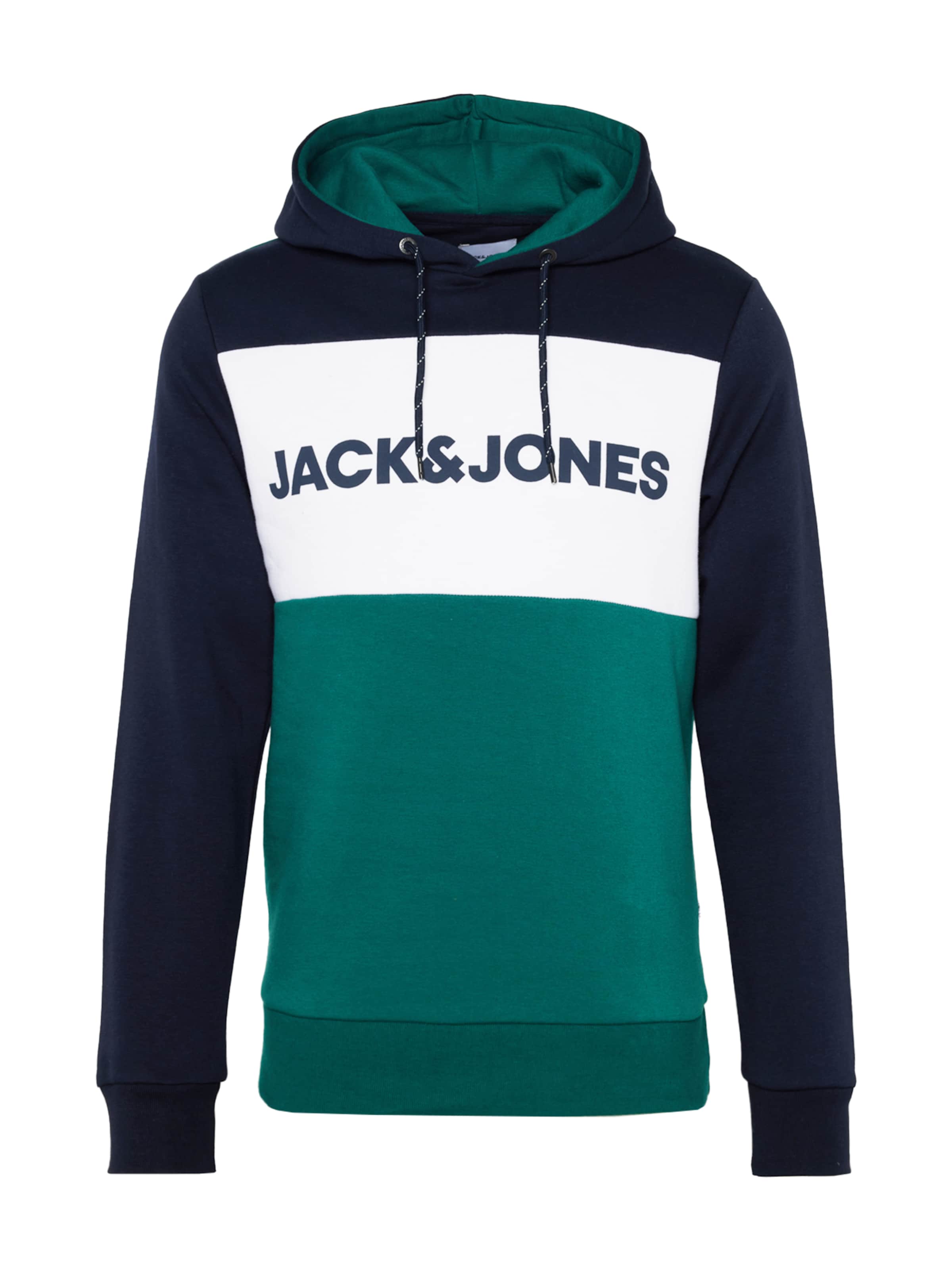 JACK & JONES Sweatshirt in Green: front