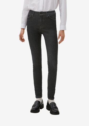 s.Oliver Skinny Jeans in Grijs: voorkant