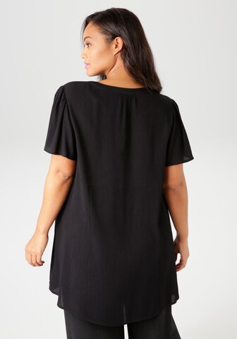 Aniston Bluse in Schwarz