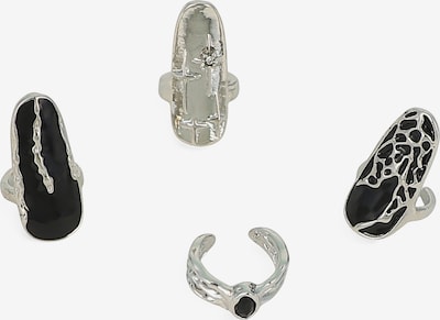 Žiedas 'Kavitha' iš SOHI, spalva – juoda / sidabrinė, Prekių apžvalga