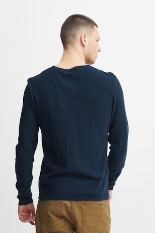 BLEND Strickpullover in Blau