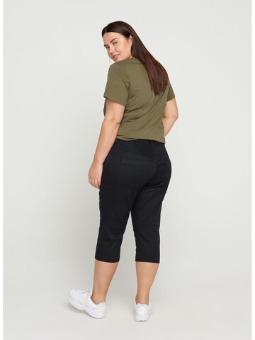 Zizzi Regular Jeans 'Emily' in Schwarz