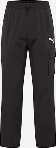 PUMA Workout Pants in Black: front