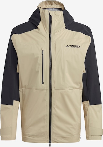 ADIDAS TERREX Outdoorjacke 'Xploric' in Beige: predná strana