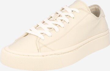 Garment Project Sneakers laag in Beige: voorkant