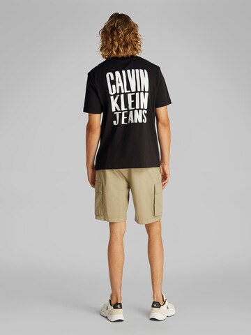 Maglietta di Calvin Klein Jeans in nero: frontale