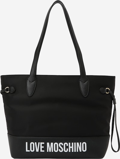 Love Moschino Shopper 'CITY LOVERS' in Black / White, Item view