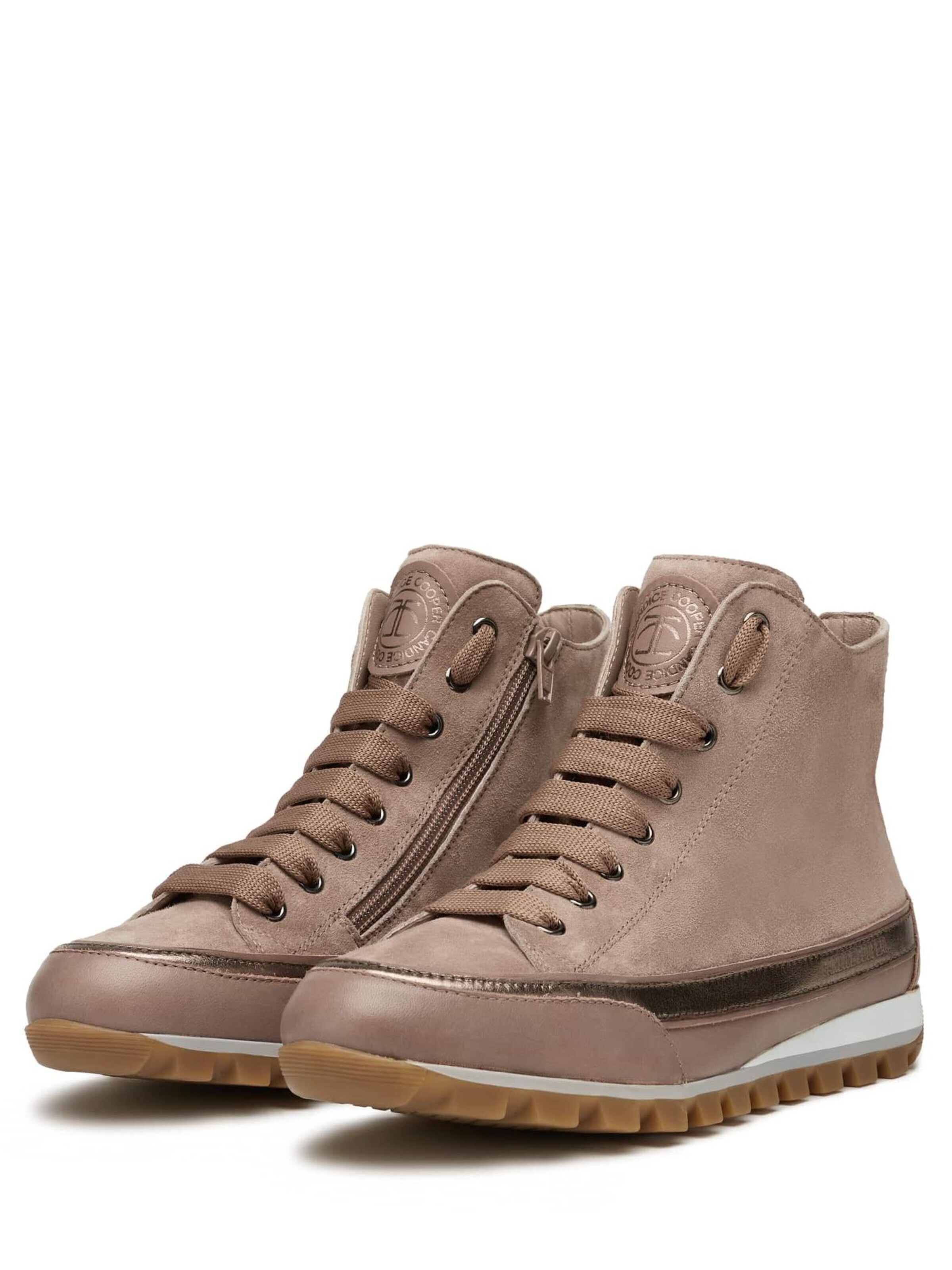 Candice Cooper High-top trainers 'JANIS STRIP PLUS CHIC' in Brown