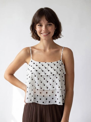 Top di MixRay in bianco: frontale