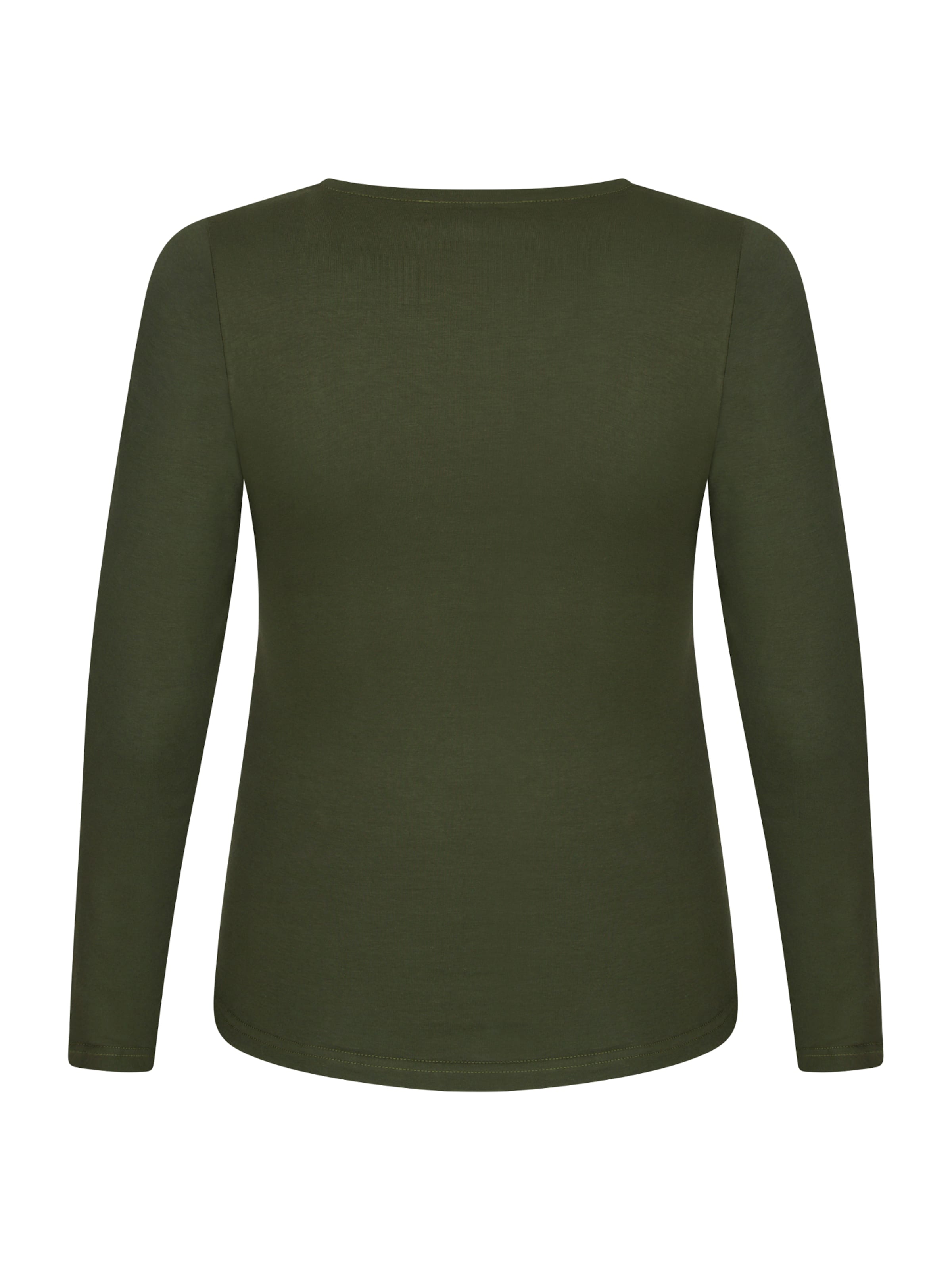M.M.C. Shirt 'Langarm Basic Umstandsmode'‌‌‌‌‌‌ in Grün