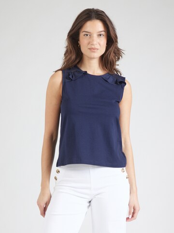 JDY Top 'JDYOKRA' in Blauw: voorkant