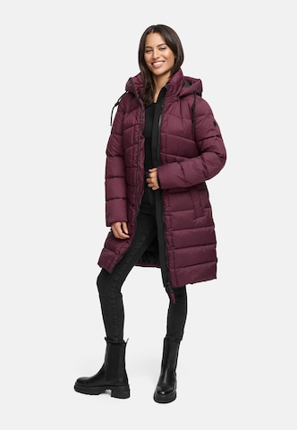MARIKOO Winter coat 'Kaltnäschen 16' in Red