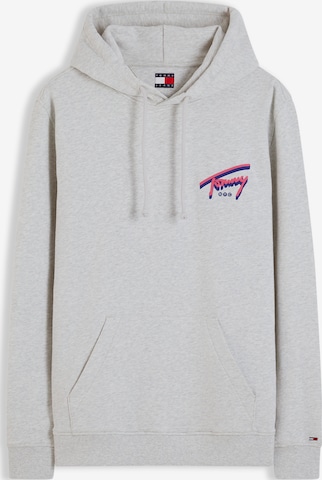 Tommy Jeans Mikina 'NYC SIGNATURE' - Sivá: predná strana