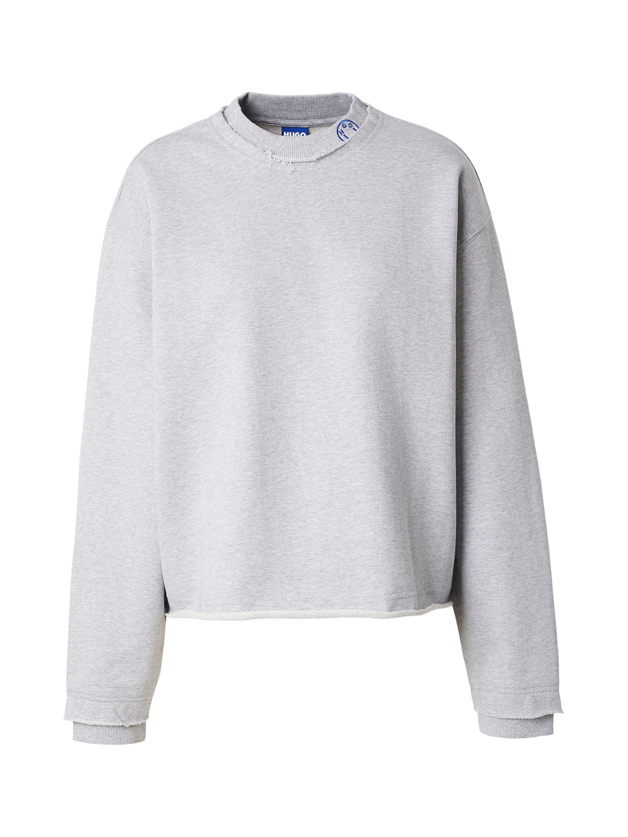 HUGO Sweatshirt 'Dismudge_B' in de kleur Grijs, Productweergave