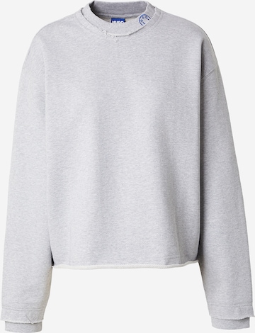 pilka HUGO Megztinis be užsegimo 'Dismudge_B': priekis