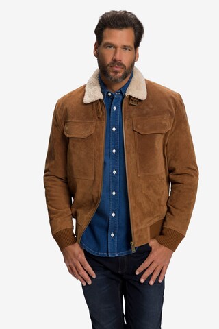 JP1880 Between-Season Jacket in Brown: front